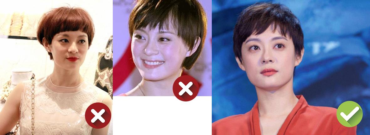方脸明星干练发型孙俪,孙俪脸型适合什么发型