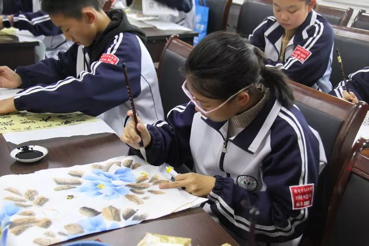 文明在我心中绘画五年级,德州五中校园文化节