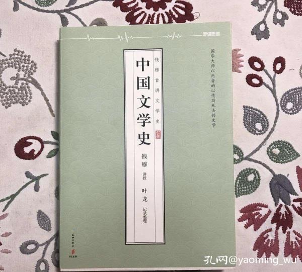 读遍坊间所有中国文学史，甚至啃过砖头厚的《剑桥中国文学史》