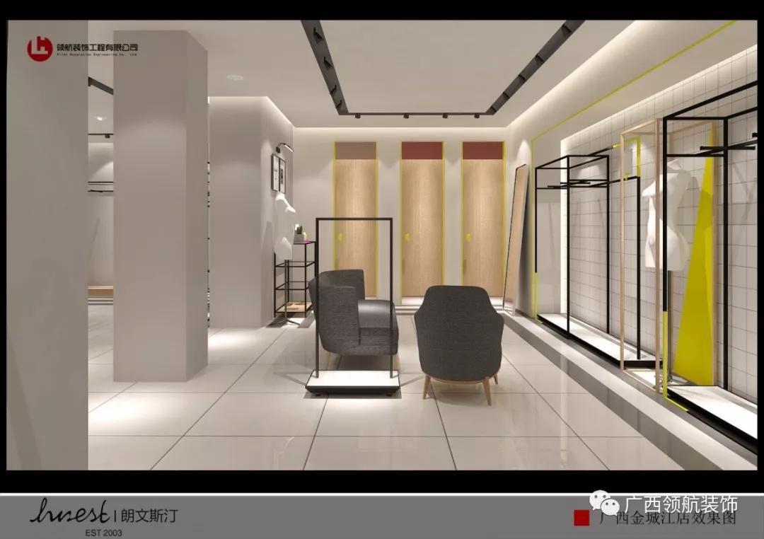 女装店装修简约灰,女装店装修最新风格简约100平方