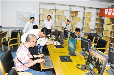 视障图书馆,视障阅览室效果图