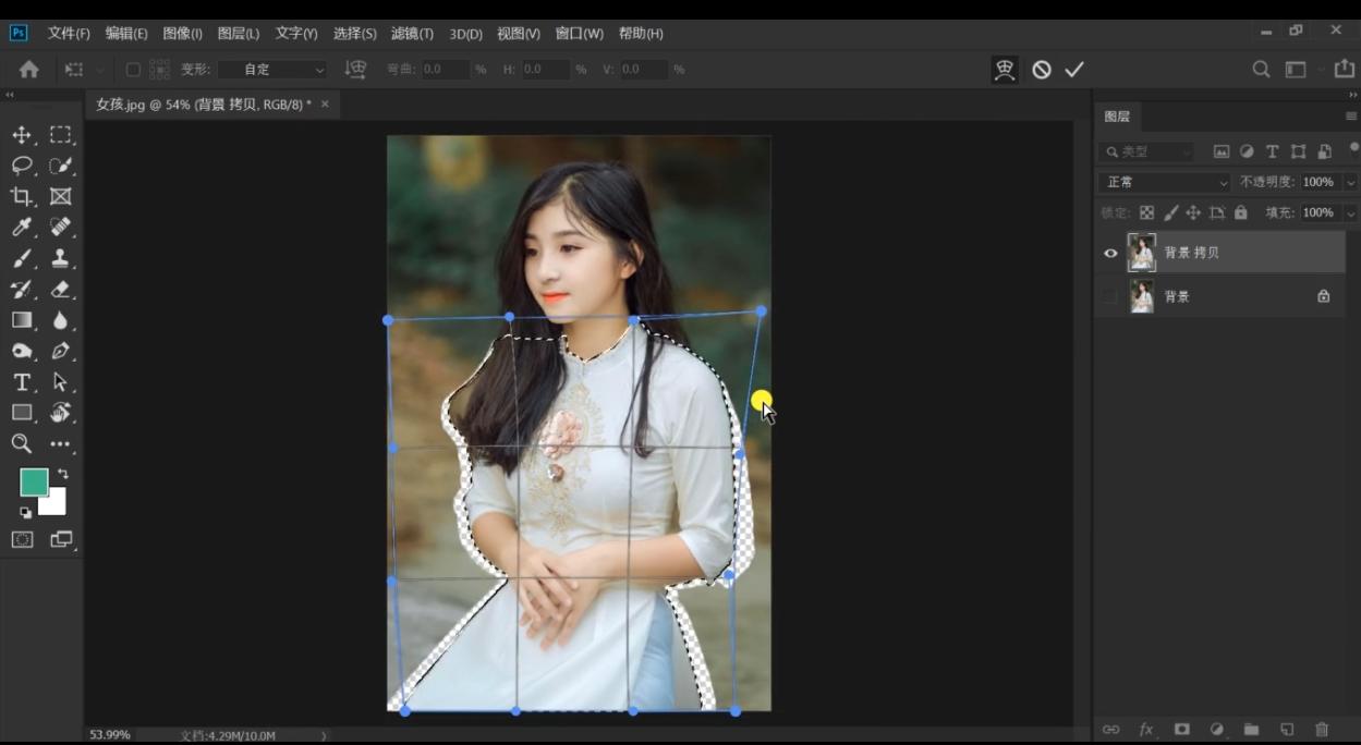 ps怎么扩大图片人物不变形,ps液化人物脸部不变形的诀窍