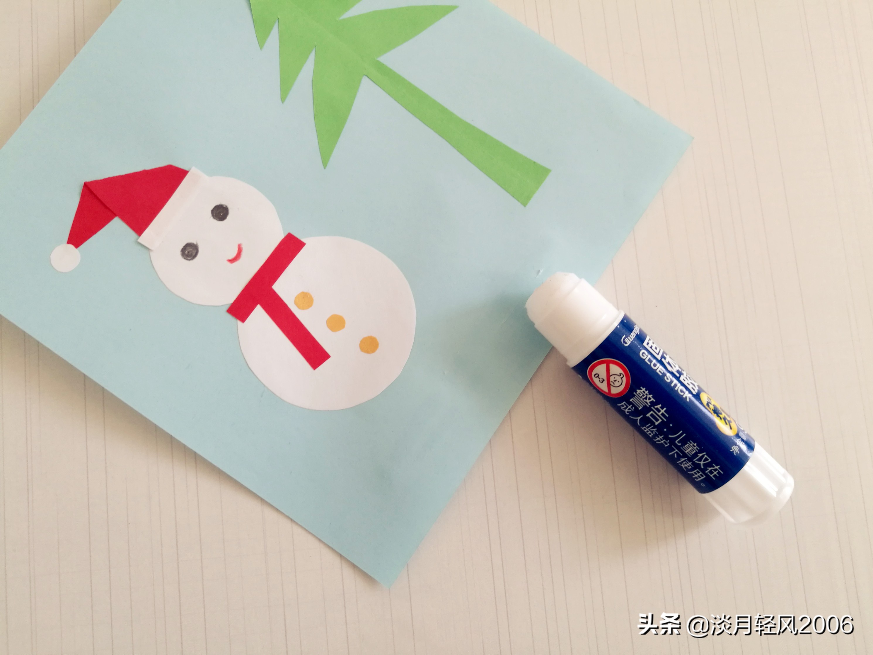 手工贺卡圣诞贺卡制作,幼儿园手工制作圣诞节贺卡简单