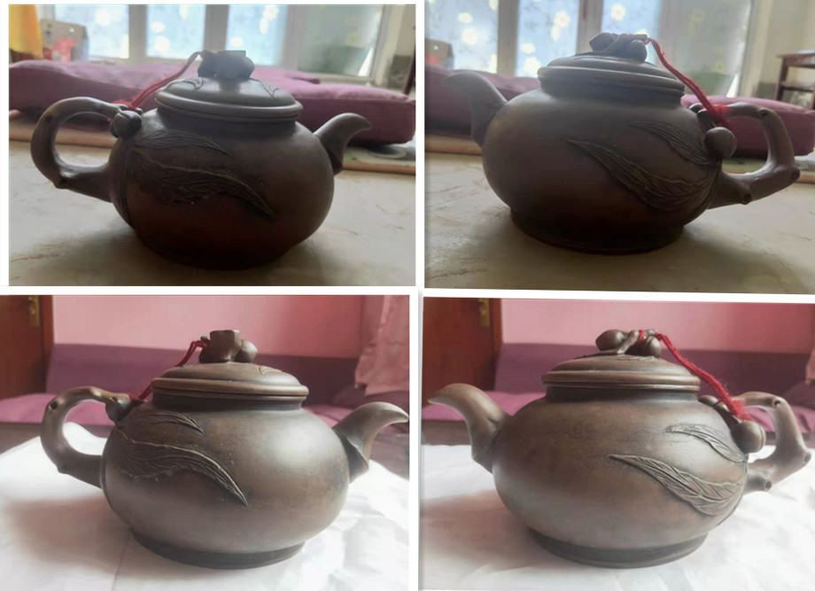 精品推荐—仿生寒梅紫砂壶