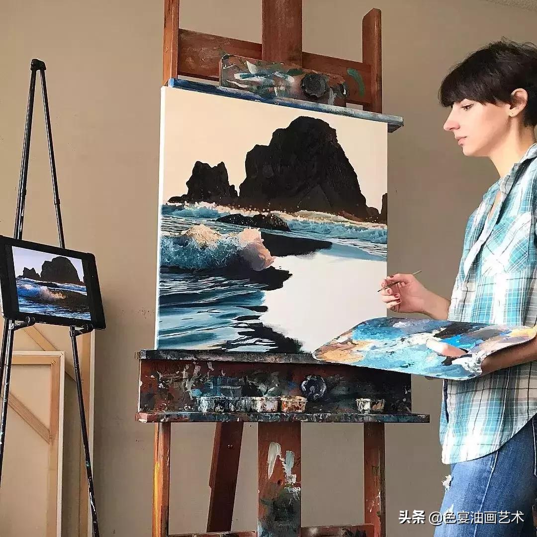 用最简单的画笔，画出绝美的大海