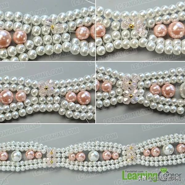 各种珠子串手链的教程,价值不菲的手链
