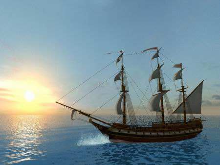 船帆发展的历史,船形八面风的原理