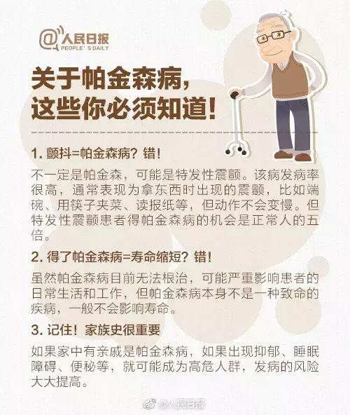 帕金森病你该知道的知识,你应该了解帕金森的哪些事