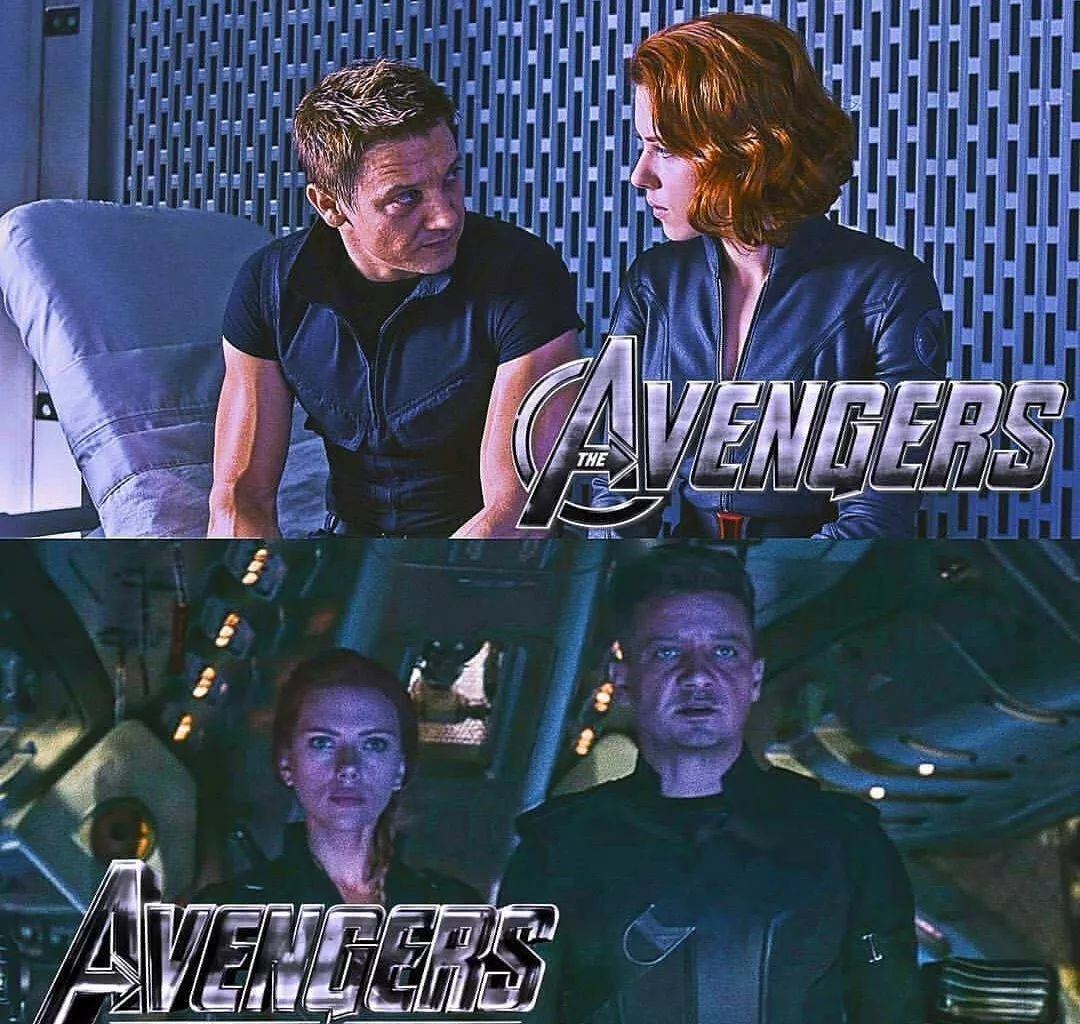 复仇者联盟4里娜塔莎和鹰眼,娜塔莎黑寡妇和鹰眼