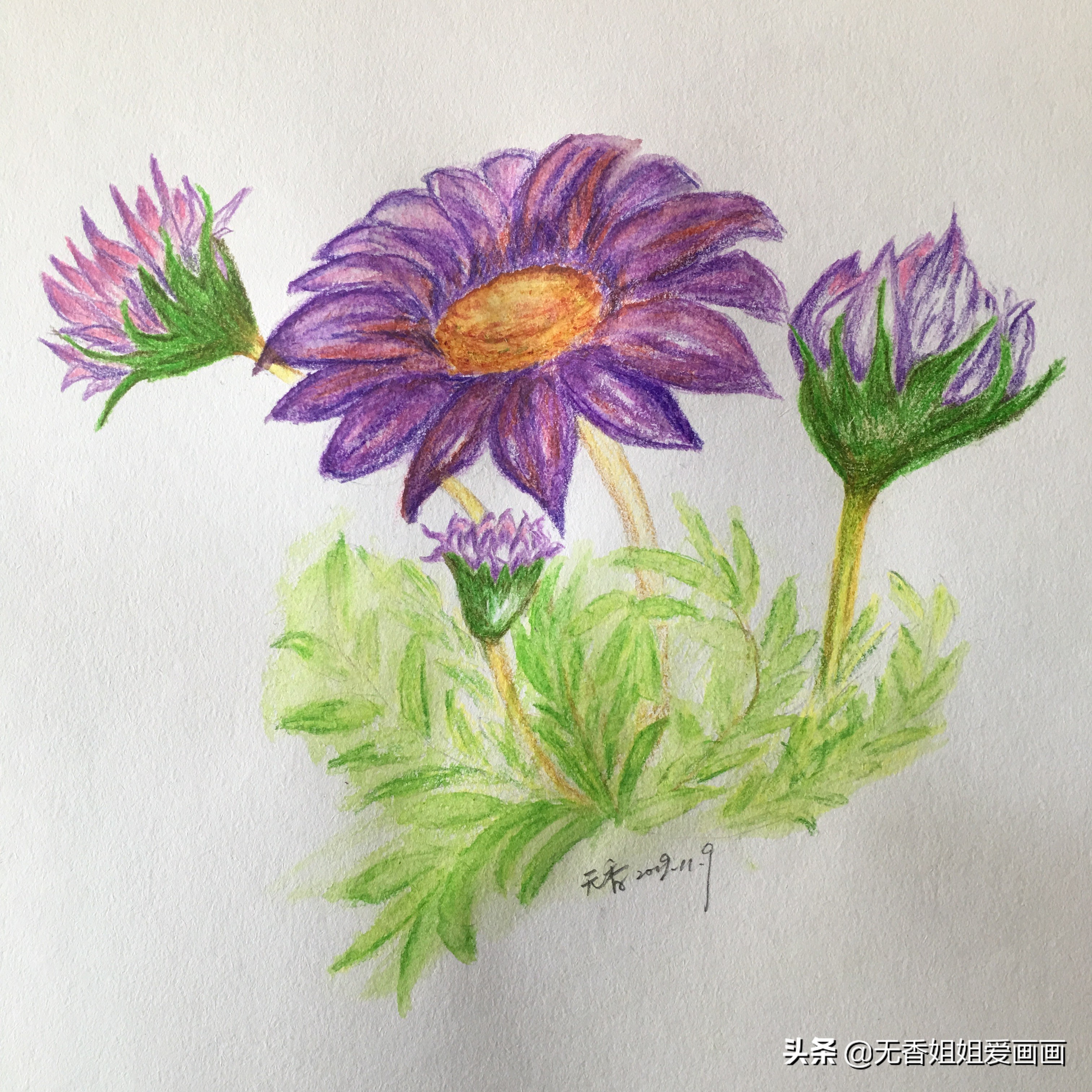 会画画真的是很开心的事情,会画画就要什么都画