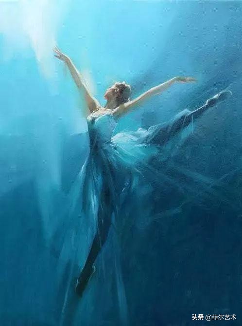 现代艺术油画中的美人,阳光美少女图片绘画