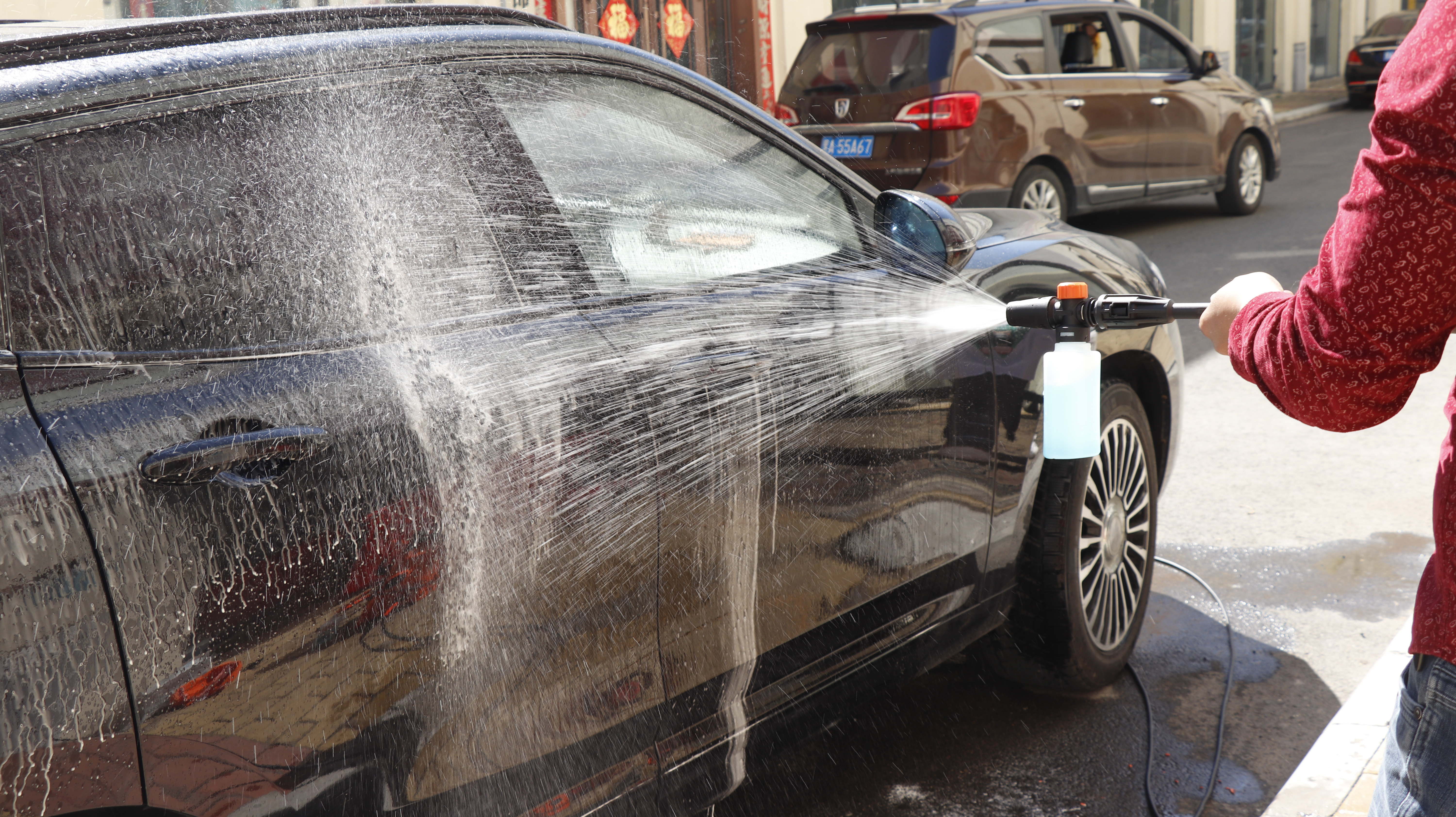 省水家用洗车机,便携洗车水评测