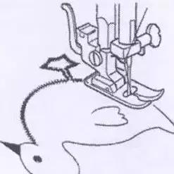 压脚线迹,隐藏线迹用什么压脚