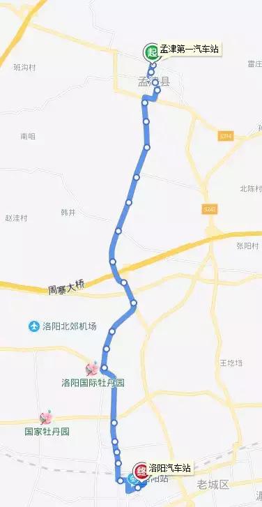 洛阳市区到县城公交车,洛阳龙门到济源城际公交时刻表
