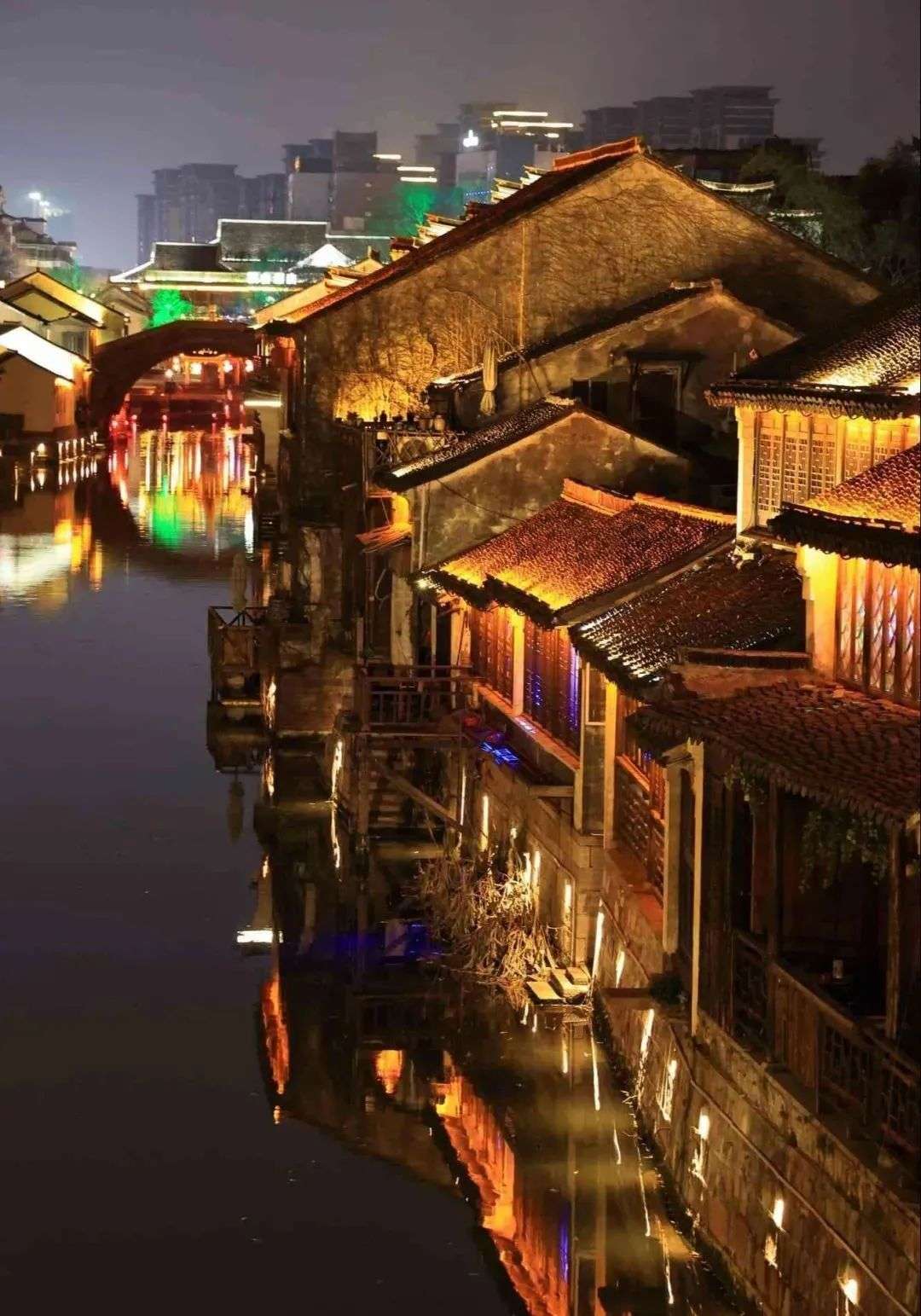 来看看乌镇的夜晚,南浔古镇白天和夜晚不一样的美