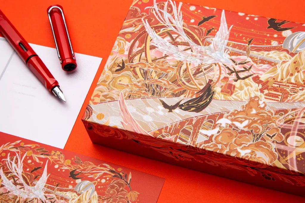 凌美钢笔一个系列包装不同为什么,凌美磨砂黑钢笔包装