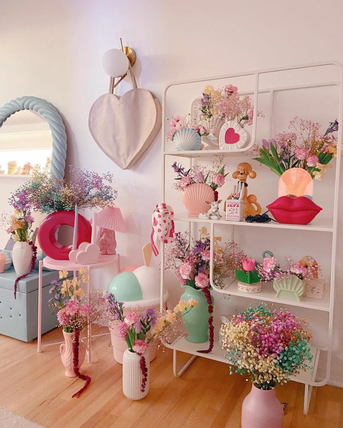 粉色系少女心装修,糖果色家装