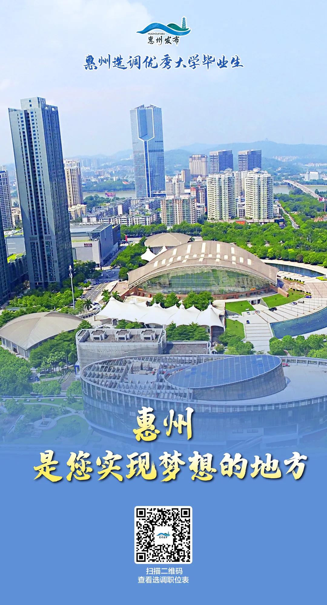 惠州招聘54人,惠州市招聘100人