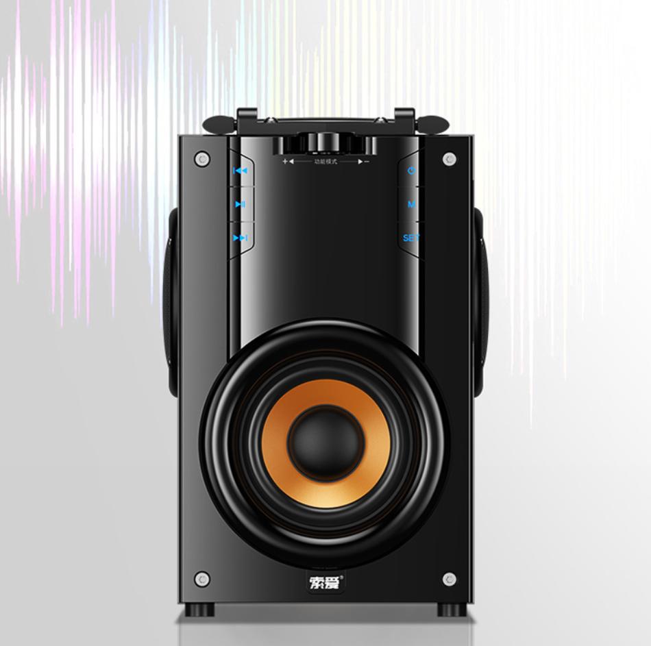 手提广场舞音箱无线麦克风,爆款手提式广场舞音箱