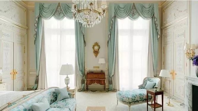 别墅窗帘的款式图片,别墅窗帘100个新款