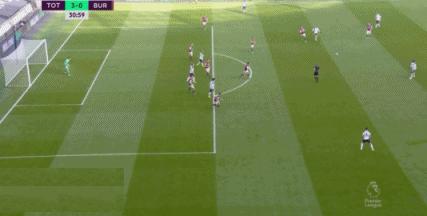 英超贝尔破门孙兴慜点射绝杀,半场热刺1-0埃弗顿