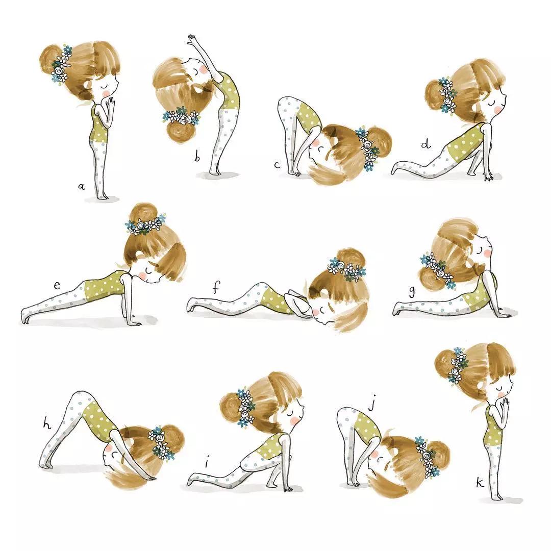 瑜伽开髋排课60分钟体式小人图,瑜伽坐姿热身小人图