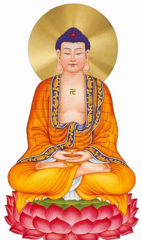 虔诚礼拜阿弥陀佛，许愿祈福，新生活好事连连，福气满满