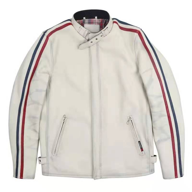 罗蒙复古机车皮衣,想玩机车入门款