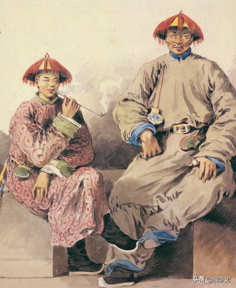 *片鸦**战争的诡异战役，双方都有大炮，英国人用火炮，大清朝放老虎