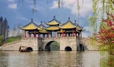 格律诗原创七绝新韵,七律游扬州瘦西湖新韵注解