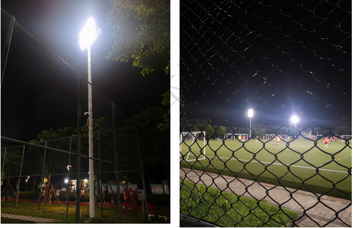 足球场使用什么灯效果最好,足球场用多大的灯