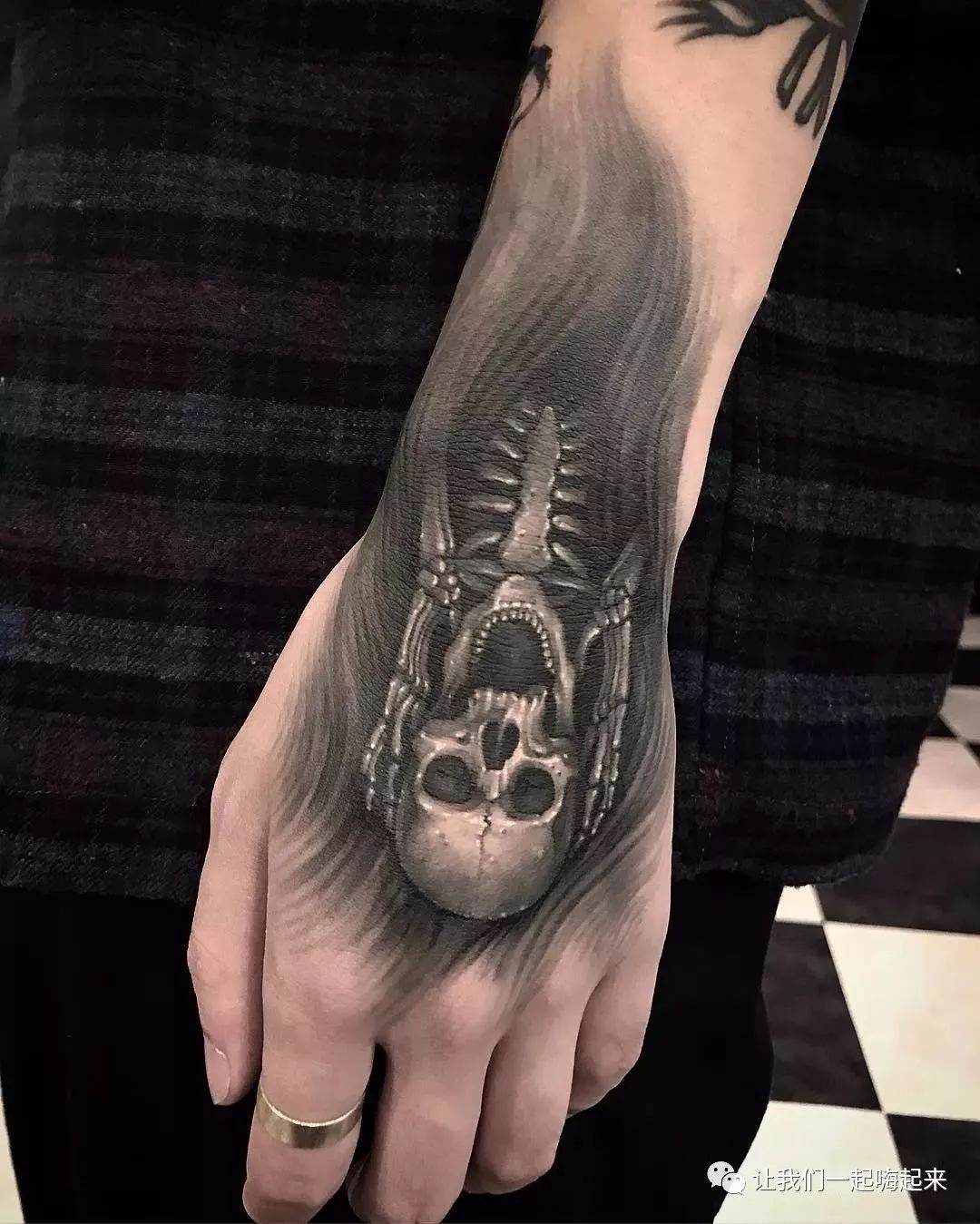 暗黑风格的纹身,暗黑风格纹身简洁