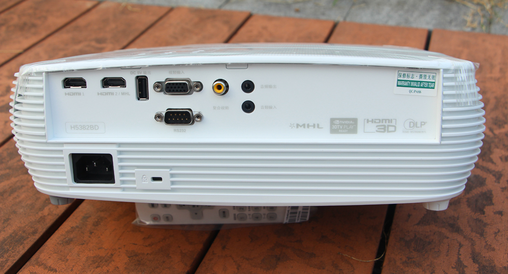 实用才是大面子,100吋无屏电视来啦-AcerH5382BD投影机测评