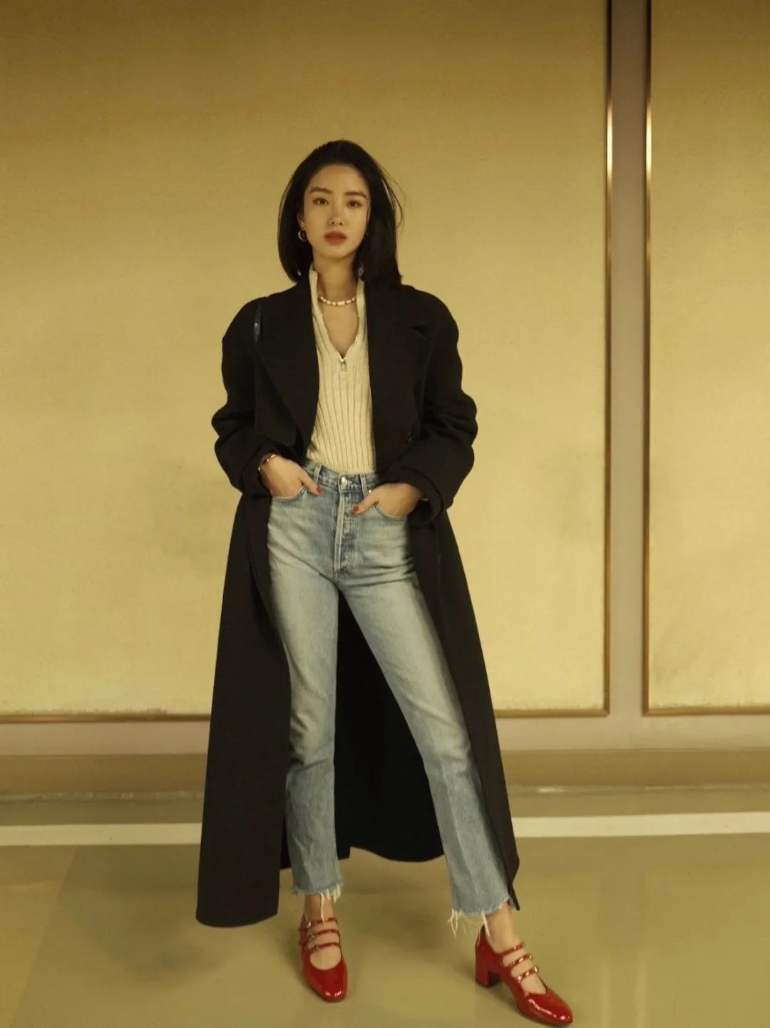 休闲潮流小白鞋皮鞋搭配,秋季牛皮小白鞋舒服百搭又洋气