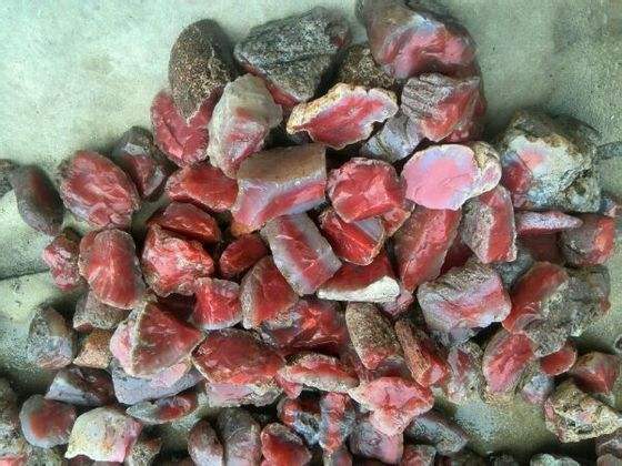 南红制假的一般方法