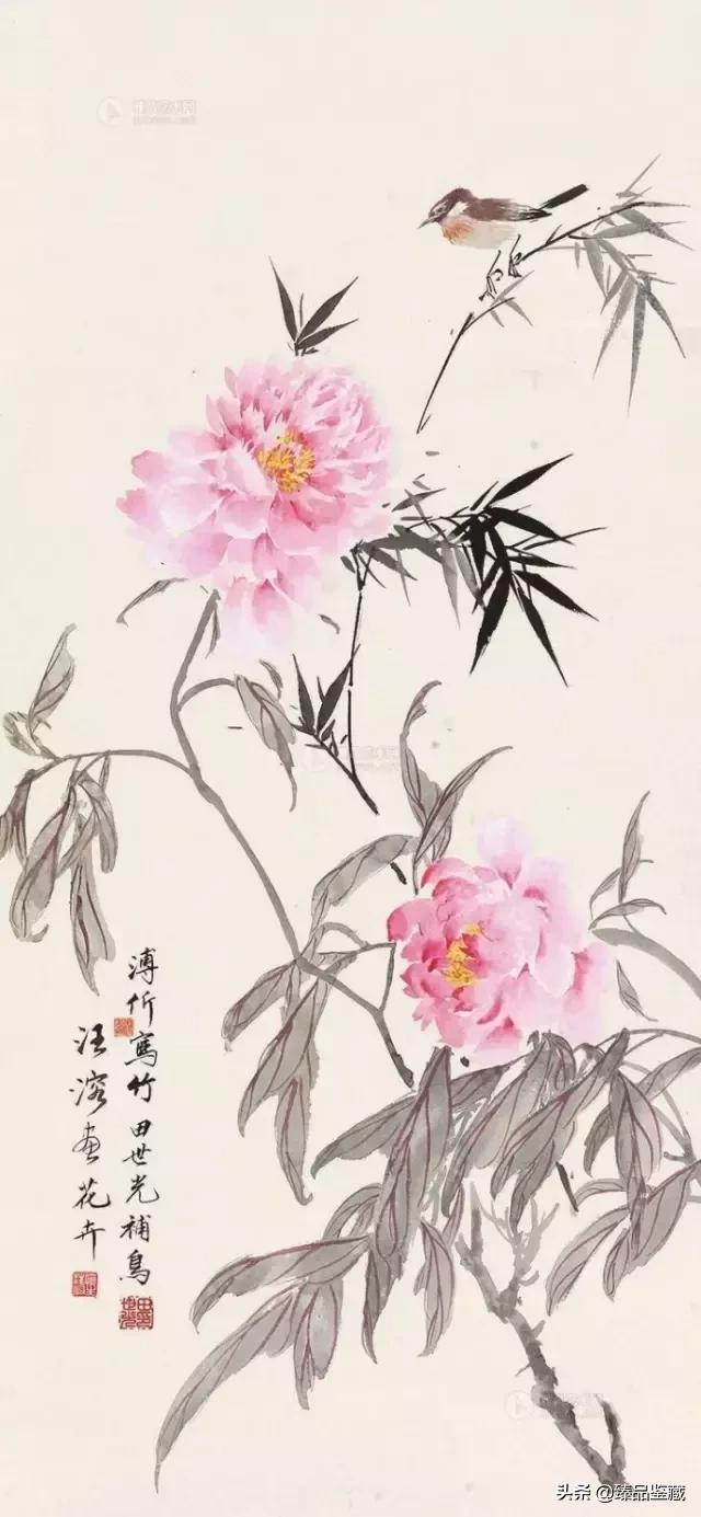 工笔大师田世光,工笔画大师田世光画孔雀好美