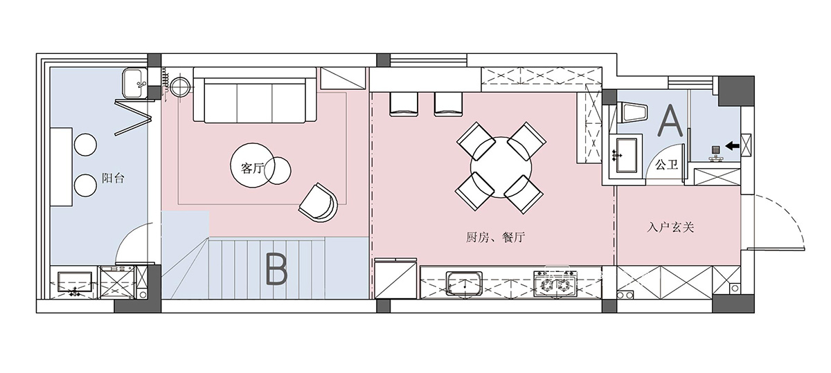 深圳78平旧房翻新,在深圳68.8平别墅改造