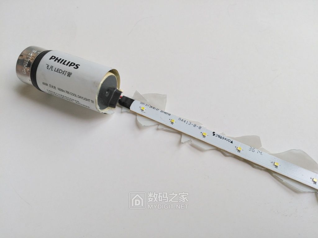 飞利浦led灯管接线图,飞利浦LED灯管18w构造图