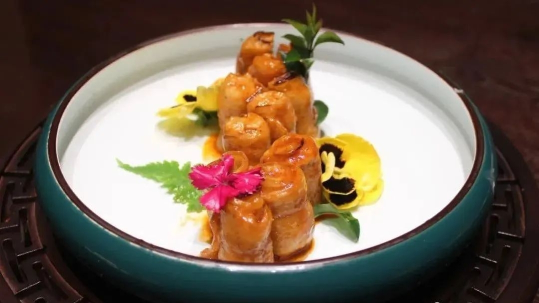 冷菜菜品创新造型菜,冷菜风味玉女瓜菜品