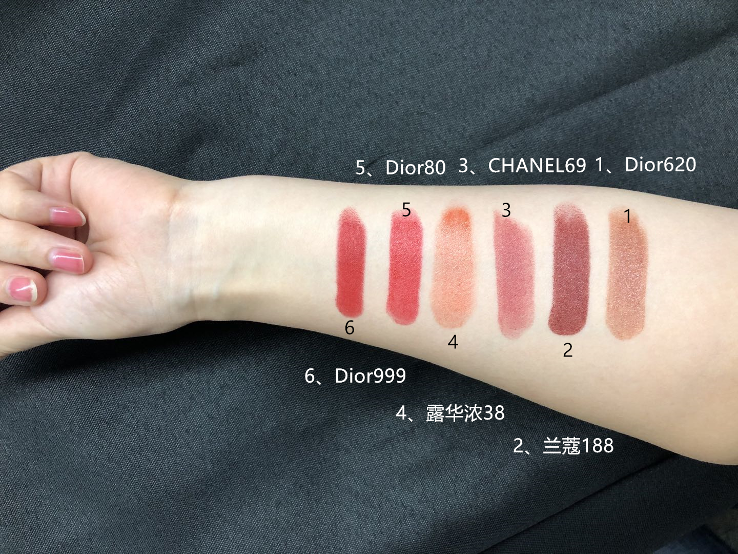 女生必备冬季口红排行榜,秋冬女生必备口红试色推荐