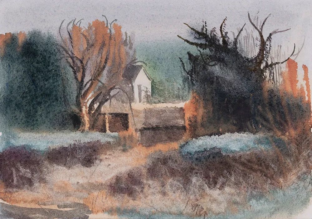 阿文绘画工作室,阿文流体画荷花