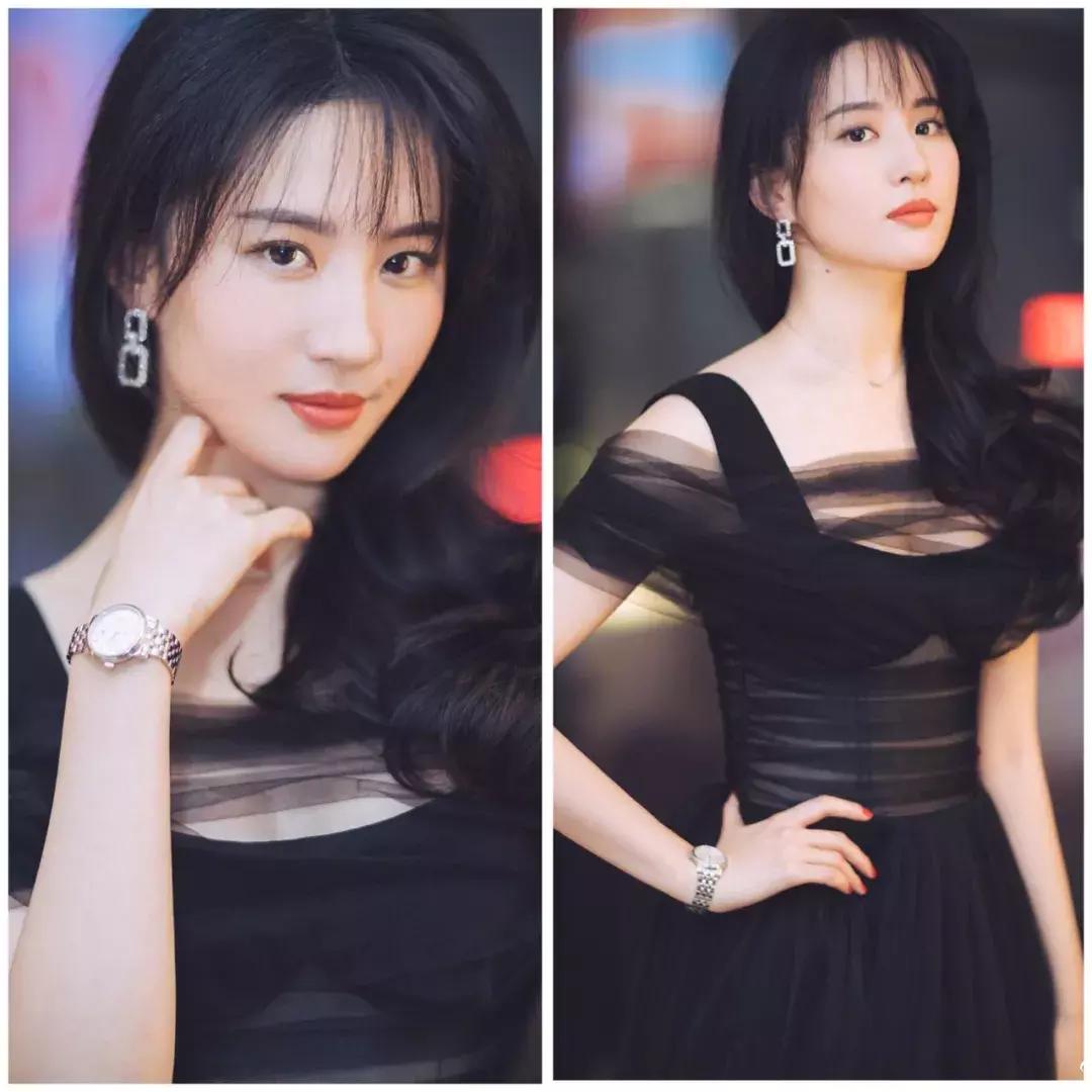 刘亦菲耳环搭配图片,刘亦菲脸小吗