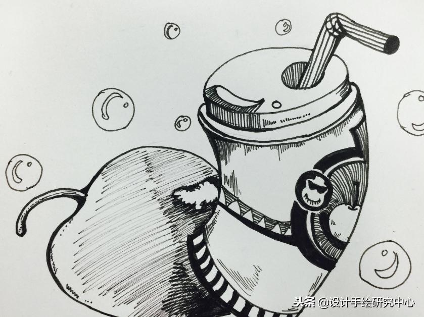 有趣的创意素描图片,素描艺术的创意
