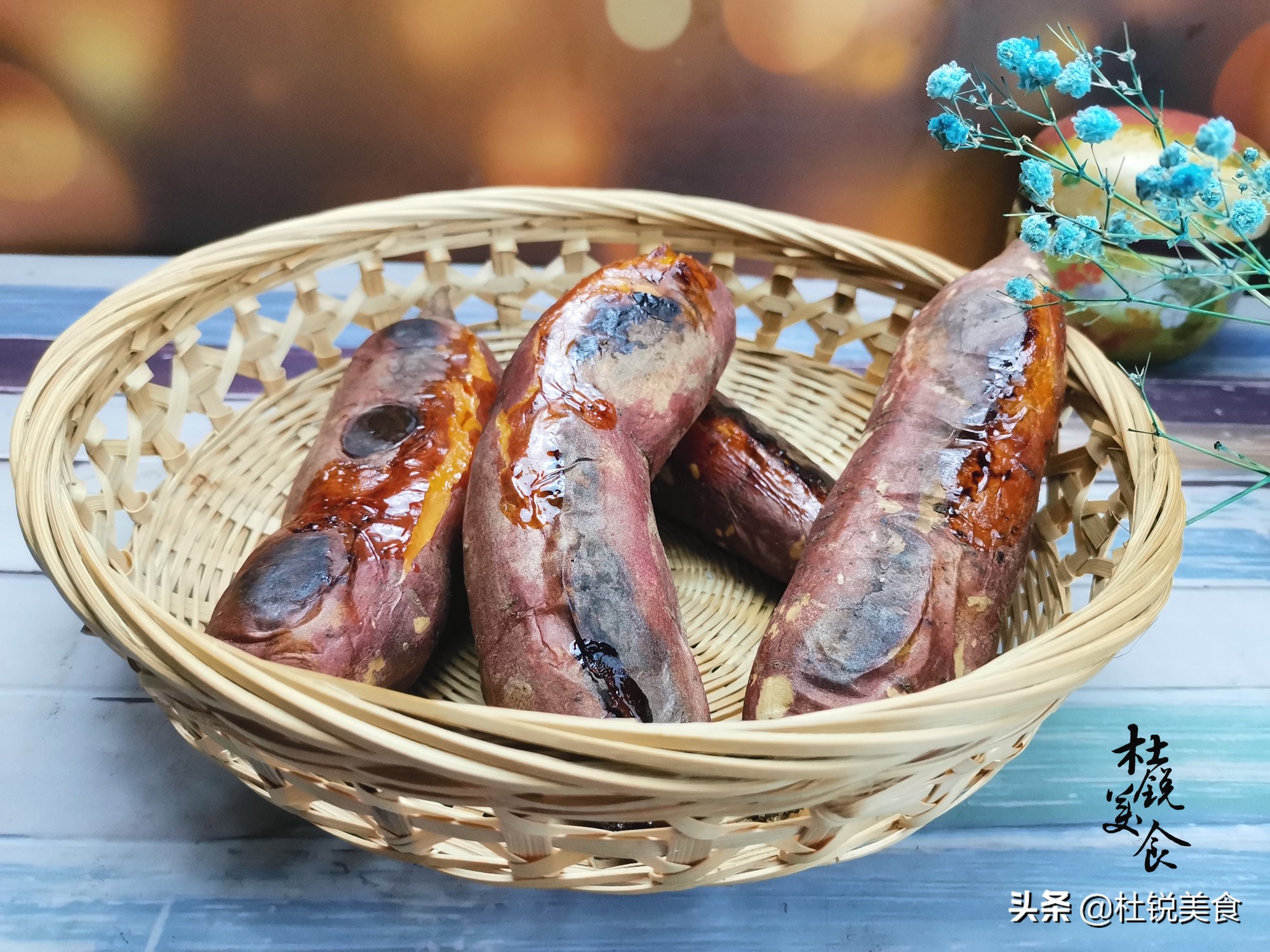 在家烤红薯最好吃的做法,自制烤红薯最好吃的做法