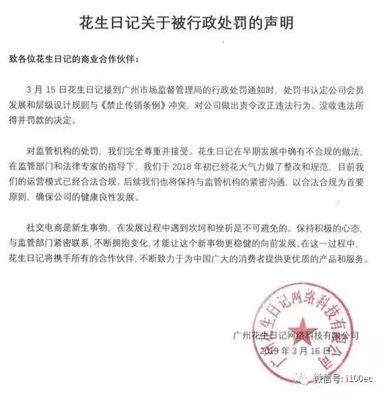 史上最大罚单“花生日记”罚7456万背后社交电商为何频触红线？