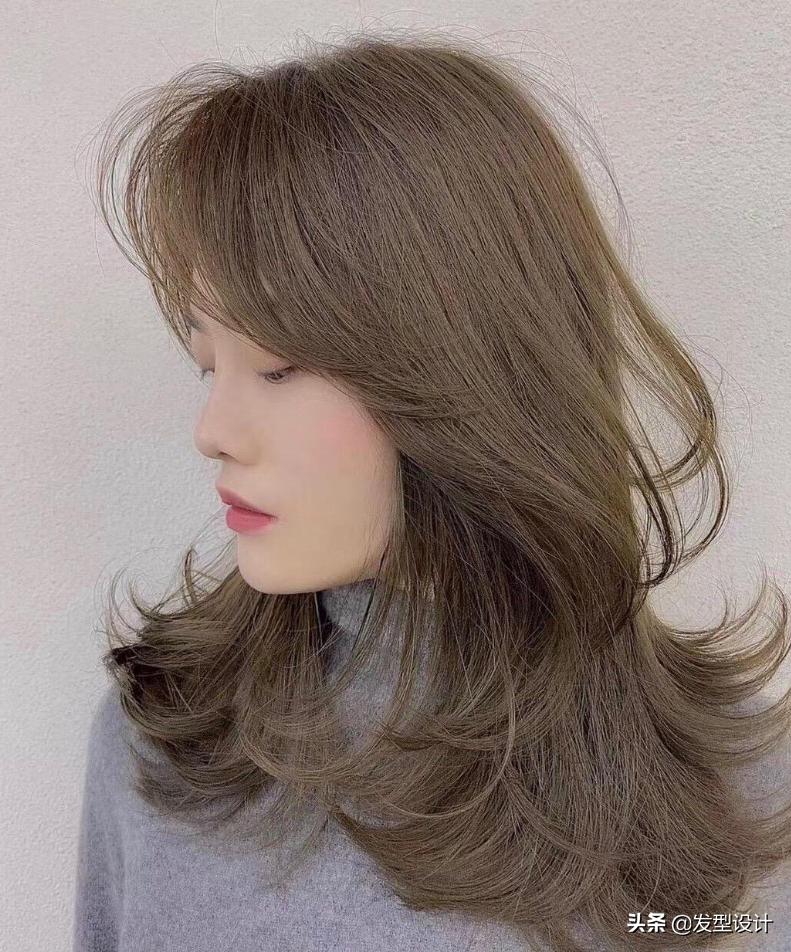 中长发发型免打理造型,中长发披发发型理发店