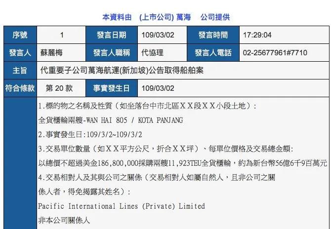 卖船求生?太平船务,PIL到底怎么了?