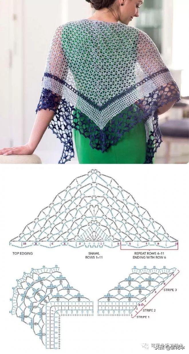 系一条三角围巾最迷人，忽冷忽热都能让你美上天！（附教程）
