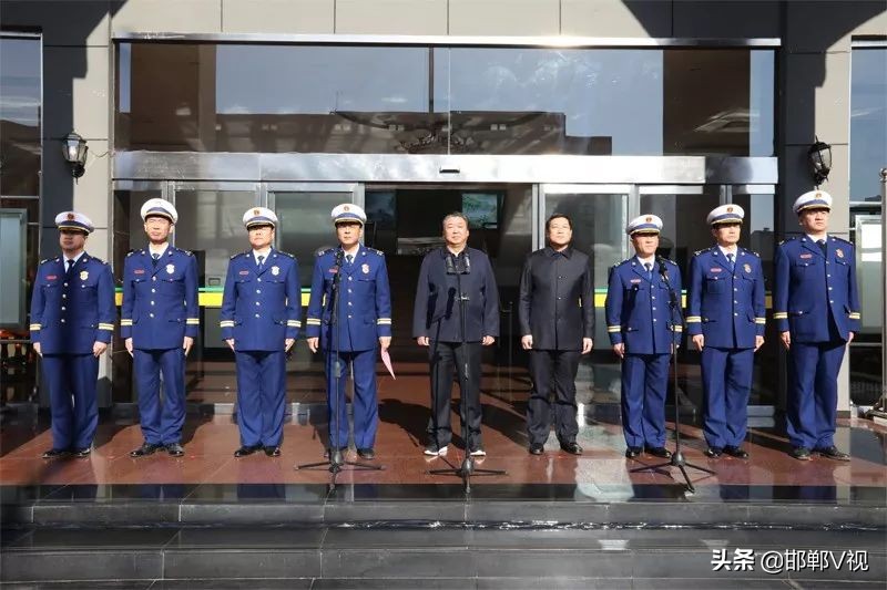 邯郸市消防局挂牌仪式,邯郸市消防救援大队特勤大队