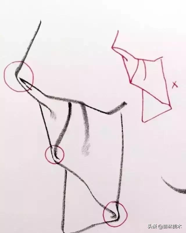 各种衣褶画法,衣褶不会上色